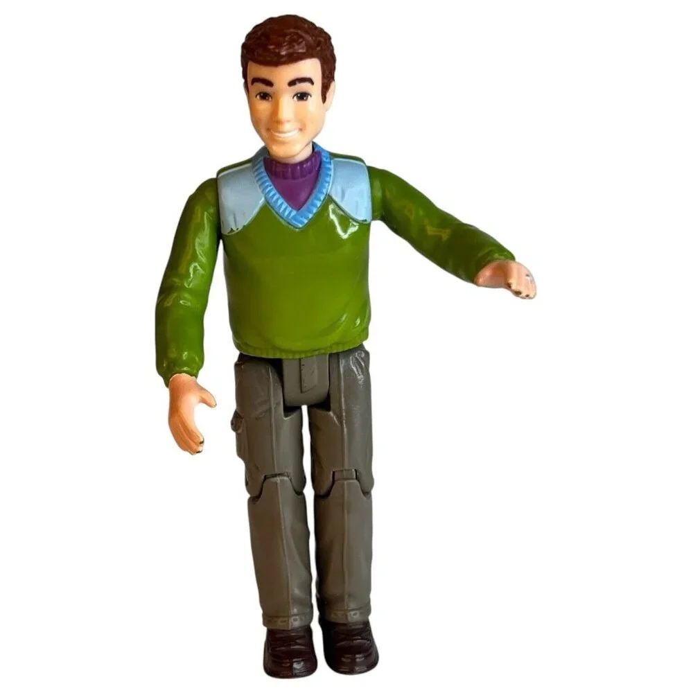 Fisher-Price Loving Family Dollhouse 2011 Dad Father Doll Figure w Green Sweater